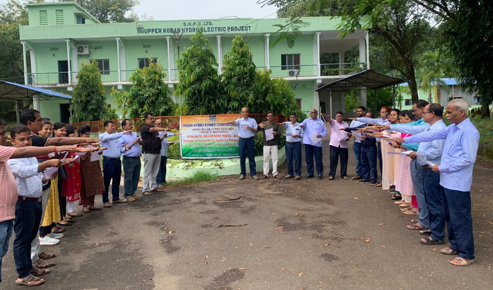 77th Republic Day Celebrated at OHPC